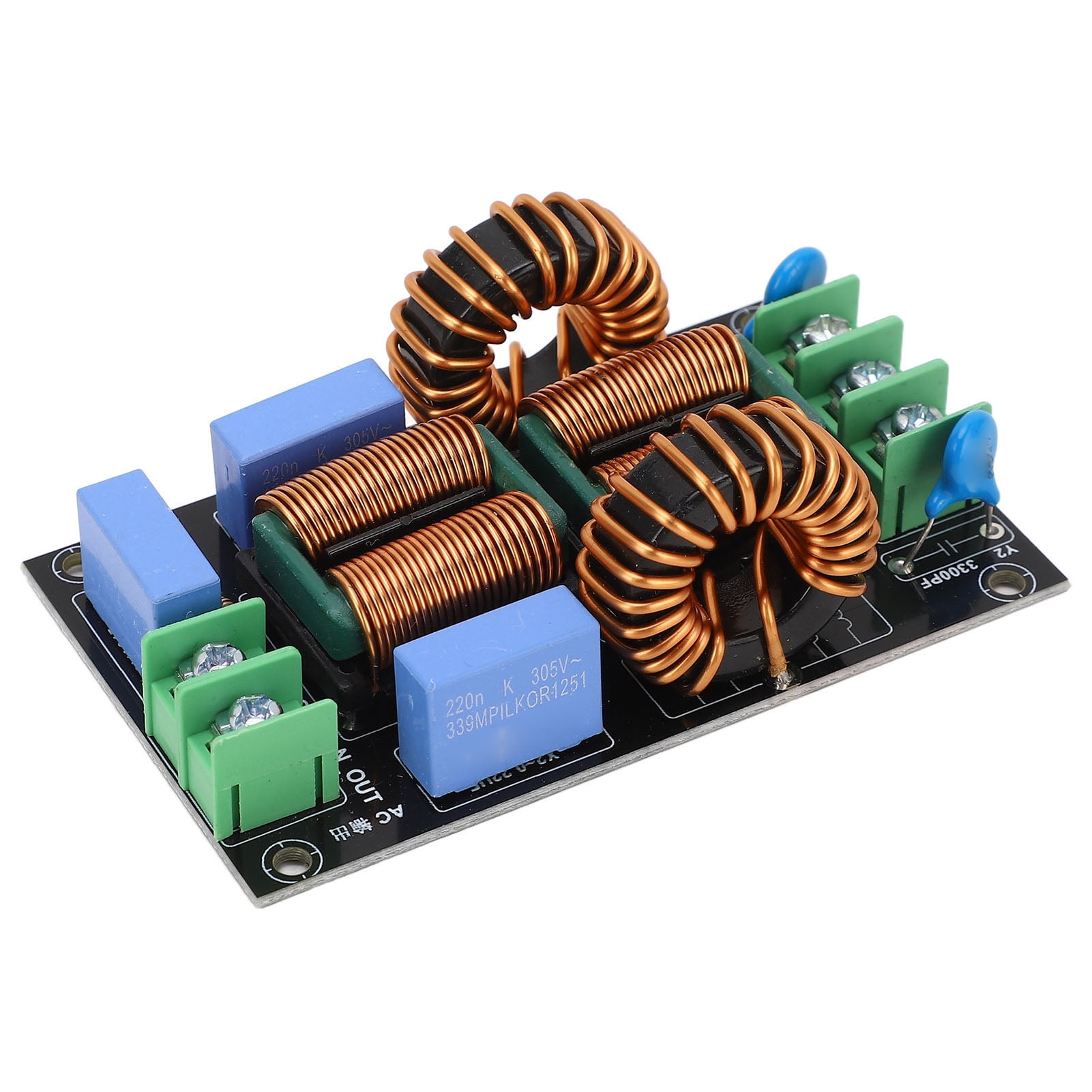 Power Supply Filter Board, Excellent Noise Filtering EMI Filter AC 110V