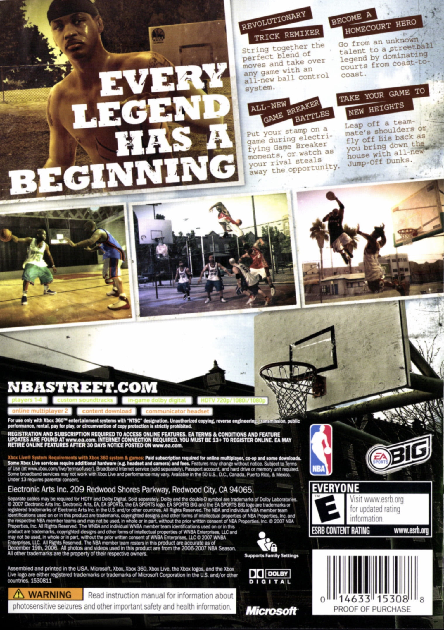 Nba street 2024 v3 xbox 360