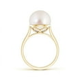 thumbnail image 2 of ANGARA Classic South Sea Cultured Pearl Ring in 14K Yellow Gold for Women | June Birthstone, Birthday, Anniversary, Jewelry Gift for Women | Pearl Ring, 2 of 7