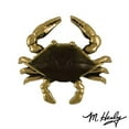 thumbnail image 1 of Michael Healy Designs MH1151 Blue Crab Premium Size Door Knocker, Brass, 1 of 1