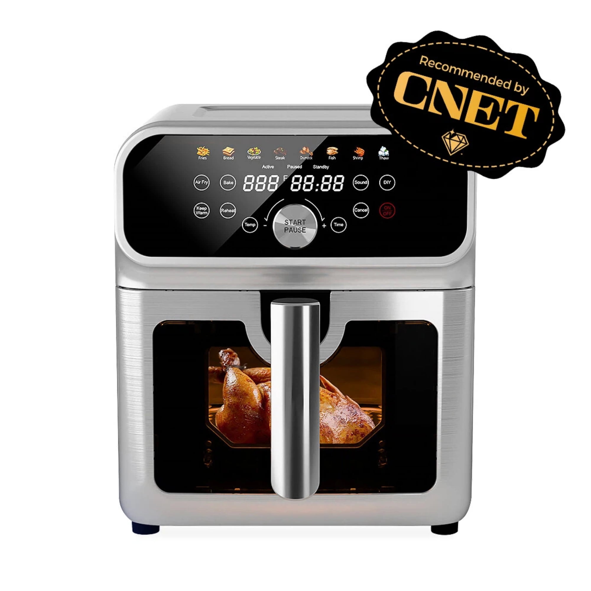 キッチン家電 Gourmia 7-QT Digital Air Fryer Gourmia GAF734 7 QT Digital Air Fryer with 12-One Touch Presets