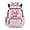 Pink Axolotl Music, variant on HUIACONG Khaki Dog Soccer Print School Backpack for Kids Teens Age 7-19 Multi Pocket Water Resistant Bookbag Adjustable Padded Straps Lightweight Durable Travel Daypack