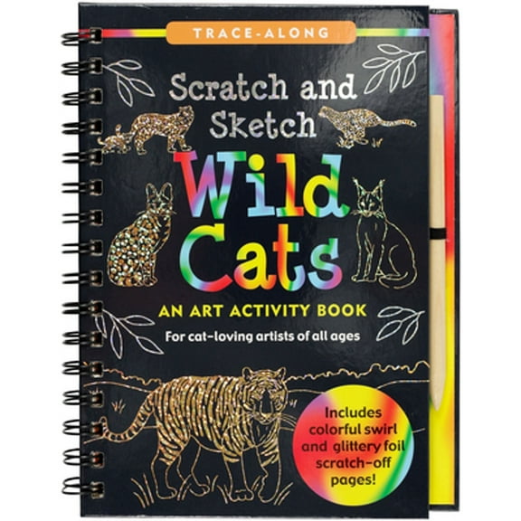 Scratch & Sketch(tm) Wild Cats (Trace Along)