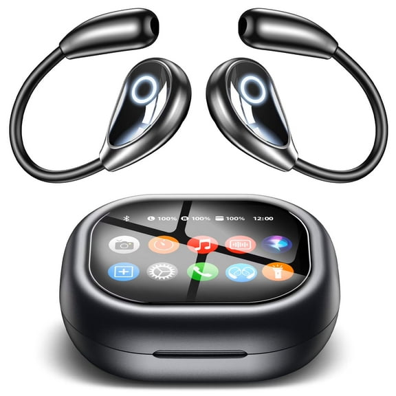 VEAT00L Auricular Bluetooth, Pantalla Táctil Inteligente, Soporta Tarjeta TF, 60H, con ENC Llamada Clara, Múltiples Modos EQ