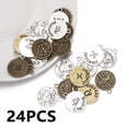 thumbnail image 1 of 24 piezas colgante retro para hombre acabado semi- constelación joyería del zodiaco manualidades para joyas collares pendientes pulseras perfecl Dijes para hacer joyas, 1 of 8