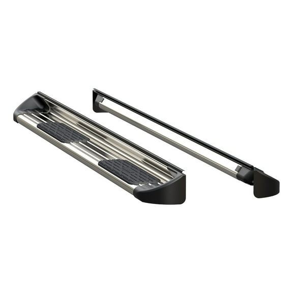 LUVERNE 481443 Polished Stainless Steel Running Boards (Brackets Not Included) Fits select: 2019-2020 CHEVROLET SILVERADO C1500 LT, 2021 CHEVROLET SILVERADO K1500 LT