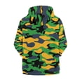 thumbnail image 2 of chaqlin Yellow and Green Camo Hoodies for Boys 14-16 Zip up Hooded Sweartshirt Kids School Jacket Lightweight Loose Hoodie Sports Coat with Pocket, 2 of 7