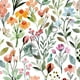 thumbnail image 4 of Papel de contacto Qoubao Watercolor Floral 45x300 cm para repisa, 4 of 7