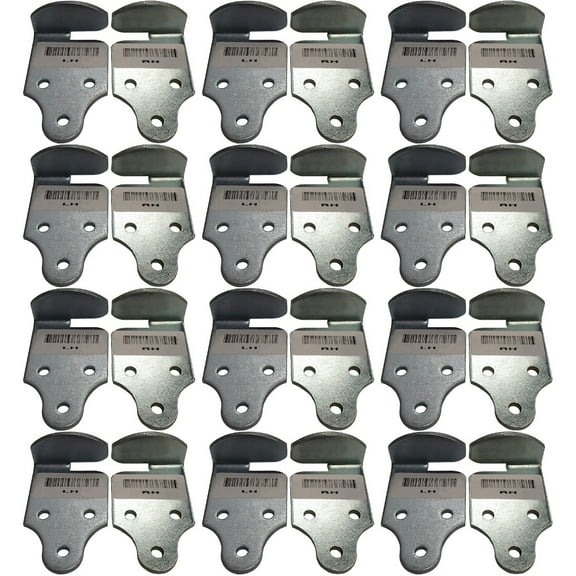 RAParts 24 pc. Wood Sides Latch Rack Stake Body Gates Corner Brackets For Utility Trailer