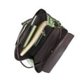 thumbnail image 4 of Adobk Watercolor Green Leaves Print Leather Backpack Vintage Laptop Bookbag for Women Men,Faux Leather Backpack Purse Bookbag Weekend Travel Daypack, 4 of 4