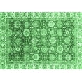 thumbnail image 1 of Ahgly Company Indoor Rectangle Oriental Emerald Green Traditional Area Rugs, 2' x 3', 1 of 4
