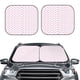 thumbnail image 2 of Fotbe Pink Paw Juego de 2 Piezas de Parasoles para Parabrisas | Bloqueador Solar para Auto | Accesorios Plegables para Protección Solar Interior-Small, 2 of 6