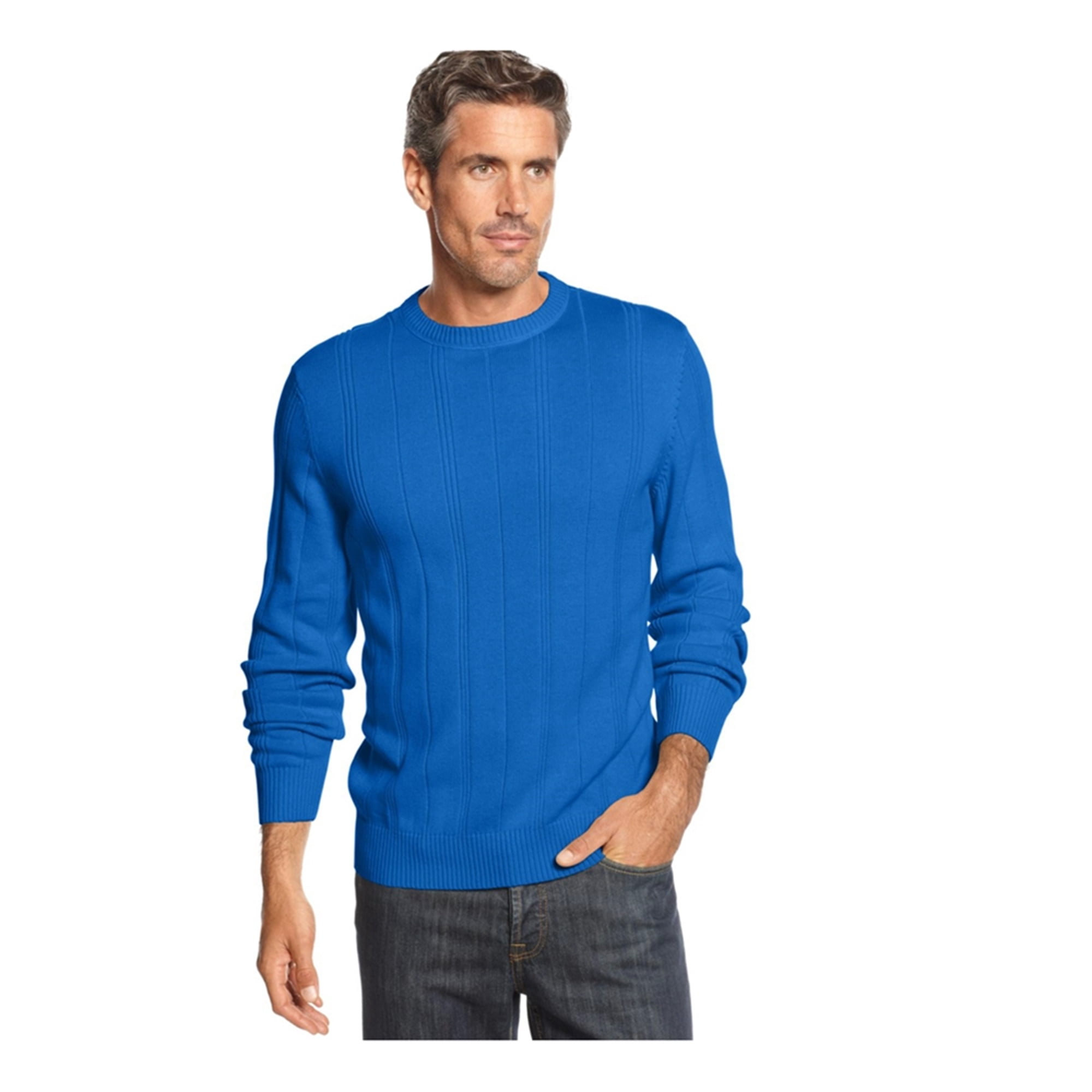 John Ashford Mens Solid Pullover 