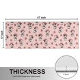 thumbnail image 5 of Kitchen Rugs Sets Of 2,Pink Cow Strawberry Hat Pattern Anti Fatigue Kitchen Mat Rugs Non Slip Washable,Decorative Kitchen Floor Mats for Kitchen,Sink,Laundry,17"X47", 5 of 5