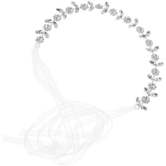 OULII Bridal Hair Headpiece 1Pcs Adjustable Curved Headband for Women Engagement