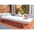 thumbnail image 4 of SAFAVIEH Joella Outdoor Patio Sunlounger, Beige/White, 4 of 14