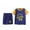 Blue, variant on Boys Short Sleeve T-Shirt Shorts Tracksuit Basketball Quick Drying Outfits, Sizes 3-4T