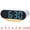 Blue, variant on Unique Bargains Oval Alarm Clock Decorate for Bedroom White