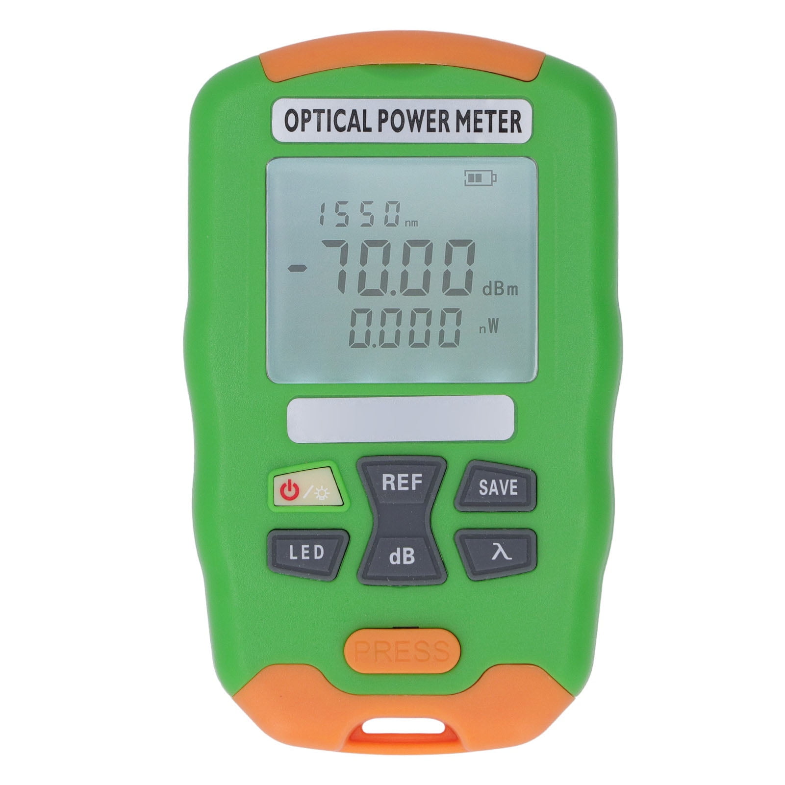 Optical Fiber Power Meter, 70+10dbm 10 Kinds Wavelength Rechargeable