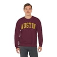 thumbnail image 6 of Austin Texas TX Sweatshirt Gifts Crew Neck Shirt Long Sleeve Unisex, 6 of 7