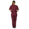 thumbnail image 2 of Two Piece Scrub Set (Burgundy, XXX-Large), 2 of 3
