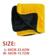 thumbnail image 3 of Microfiber Car Wash Towel Double-Sided 16x24in Thick Absorbent Scratch-Free Lint-Free Soft Cloth Quick Drying Reusable Cleaning Rag for Auto Glass Furniture Floor Polishing, 3 of 5