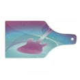 thumbnail image 1 of Hot Pink Cutting Board, Hot Pink Guitar on Vibrant Colored Backdrop Music Themed Abstract Image Print, Tempered Glass Cutting and Serving Board, Wine Bottle Shape, Hot Pink Aqua, by Ambesonne, 1 of 1