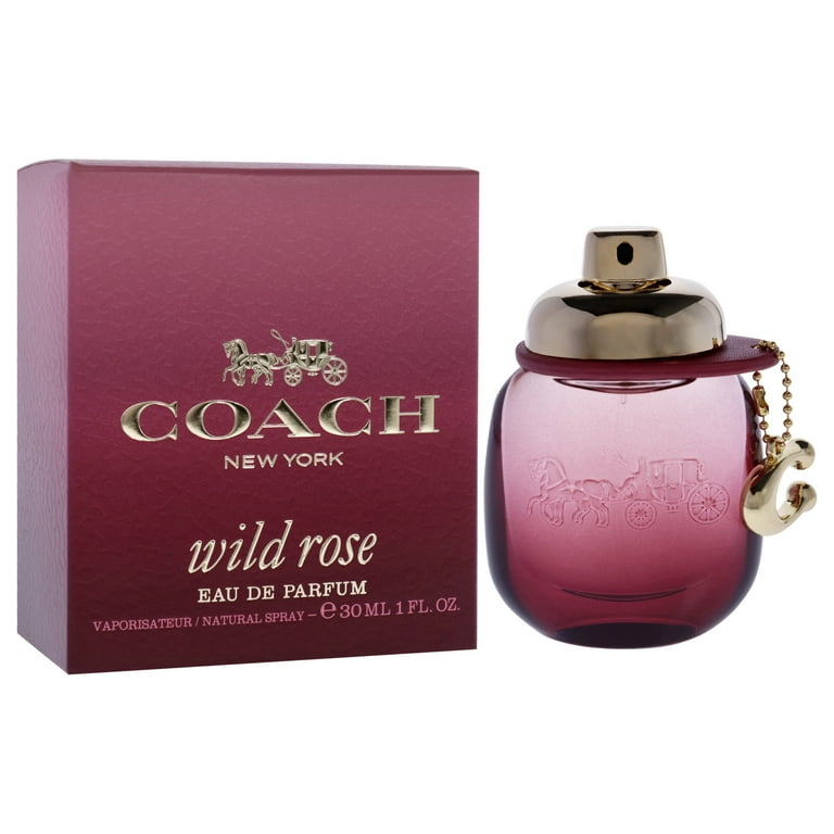 Coach Wild Rose Perfume, 1 oz EDP Spray, Redcurrant and Floral