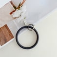 thumbnail image 4 of Xinyolin Phone Hanging Ring Universal Multipurpose Round Wearable Anti-drop Keychain Soft Silicone Mobile Phone Lanyard Strap Anti-lost Bracelet for Outdoor Sports, 4 of 8
