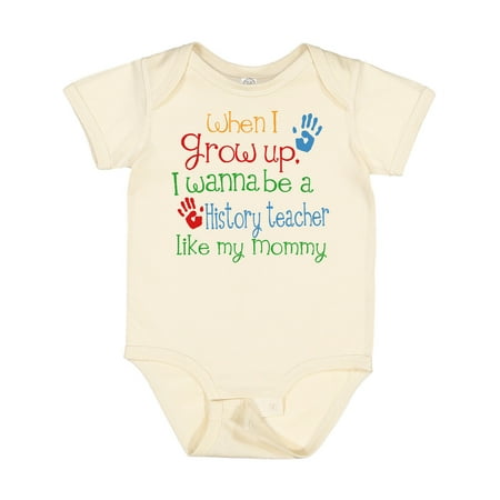 

Inktastic History Teacher Like Mommy Gift Baby Boy or Baby Girl Bodysuit