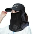 thumbnail image 5 of Anti-UV Sun Hat Sunscreen Visor Breathable Outdoor Face Neck Cover Cap, 5 of 9