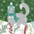 thumbnail image 2 of Charron, Veronique 26x26 White Modern Wood Framed Museum Art Print Titled - Purrfect Holiday V, 2 of 4