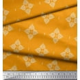 thumbnail image 3 of Soimoi Cotton Voile Fabric Floral Block Printed Fabric 1 Yard 56 Inch Wide, 3 of 3