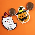 thumbnail image 1 of Paquete de dulces de Navidad y Halloween, 100 Uds., soporte para piruletas de calabaza fantasma, decoración de galletas, regalo para ni?os, suministros de bricolaje para el hogar ZefeiWu 8390614302297, 1 of 1