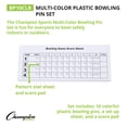 thumbnail image 4 of Set de Bolos de Plástico Multicolor Champion Sports, 4 of 8
