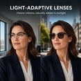thumbnail image 2 of GenXenon AI Smart Glasses with Translation,AI Assistant,Bluetooth Audio,Voice Recording,Smart Notes,Photo Translator and IP54 Protection, 2 of 9