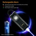 thumbnail image 2 of 130dB Personal Safety Alarm with Rechargeable Battery, LED Light, and Two-Way Operation, 2 of 5