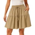thumbnail image 2 of 2026 Flowy Shorts for Women - Women's Lightweight Stretch Comfy Flowy Shorts, Drawstring Loose Fit Summer, 2 of 10