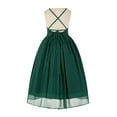 thumbnail image 2 of Ekidsbridal Criss-Cross Chiffon Flower Girl Dress Junior Pageant Formal Photoshoot Party Gown 191 8, 2 of 3