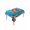 Orange, variant on Ocean Diving Cat Rectangle Tablecloth, Coastal Coral Fish Marine Life Waterproof & StainResistant Tablecloth, Washable Oil-proof Table Cover for Dining/Party/Wedding/Camping/Buffet 54x108 In