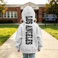 thumbnail image 2 of RMGVDSD Girls Hoodies Letter Print Pullover Hooded Sweatshirt Tops Kids Lightweight Casual Hoodie Sweatshirts Soft Fall Winter Clothes Comfort Sweatshirt 9-10 Years, 2 of 5
