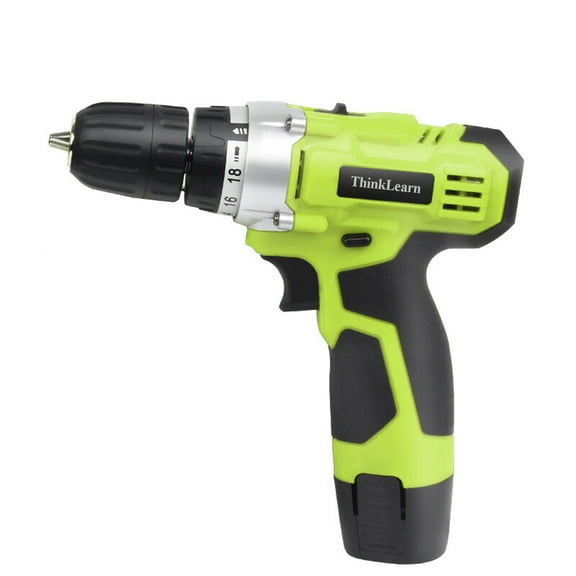 ThinkLearn Electric hand-held drills, Cordless Drilling Machine，12V Drill Driver with w/Li-ion Battery/Charger，for Torpedo Level, Wire Pliers for Wood, Furniture Installation