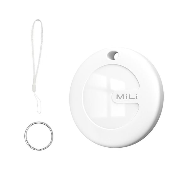 Apple Find My Compatible Smart Item Tracker with IP65 Waterproof Design and 1-Year Battery Life for Keys Wallets and Pets
