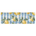 thumbnail image 6 of Yayeee Kitchen Valance Rod Pocket 54" x 18" Living Room Window Curtain, Retro Lemon Leaves, 6 of 6