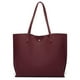 thumbnail image 5 of Dreubea Bolso de hombro de piel sintética suave para mujer, bolso de mano con borlas de gran capacidad, 5 of 5
