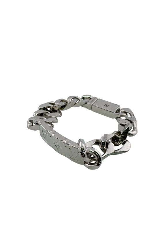 Pre-Owned LOUIS VUITTON Louis Vuitton M00269 Chain Bracelet Monogram Silver