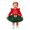 A09-Green, variant on Baby Girl Christmas Outfit Long Sleeve Ruffle Princess Tutu Dress Headband Christmas Tutu Dress Outfit Long Sleeve Ribbed Ruffle Glitter Tulle Princess Dress Christmas Outfits