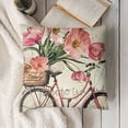 thumbnail image 3 of Hello Throw Pillow Covers, Flowers Spring Cushion Case for Sofa Couch, 3 of 5