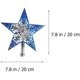 thumbnail image 4 of Bienvenido adorno para árbol de Navidad con forma de estrella brillante, 4 of 8