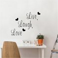 thumbnail image 2 of Ornements de Vacances Catastrophe Vivez Rire Amour Proverbes Motivationnels Autocollant Mural, 2 of 5